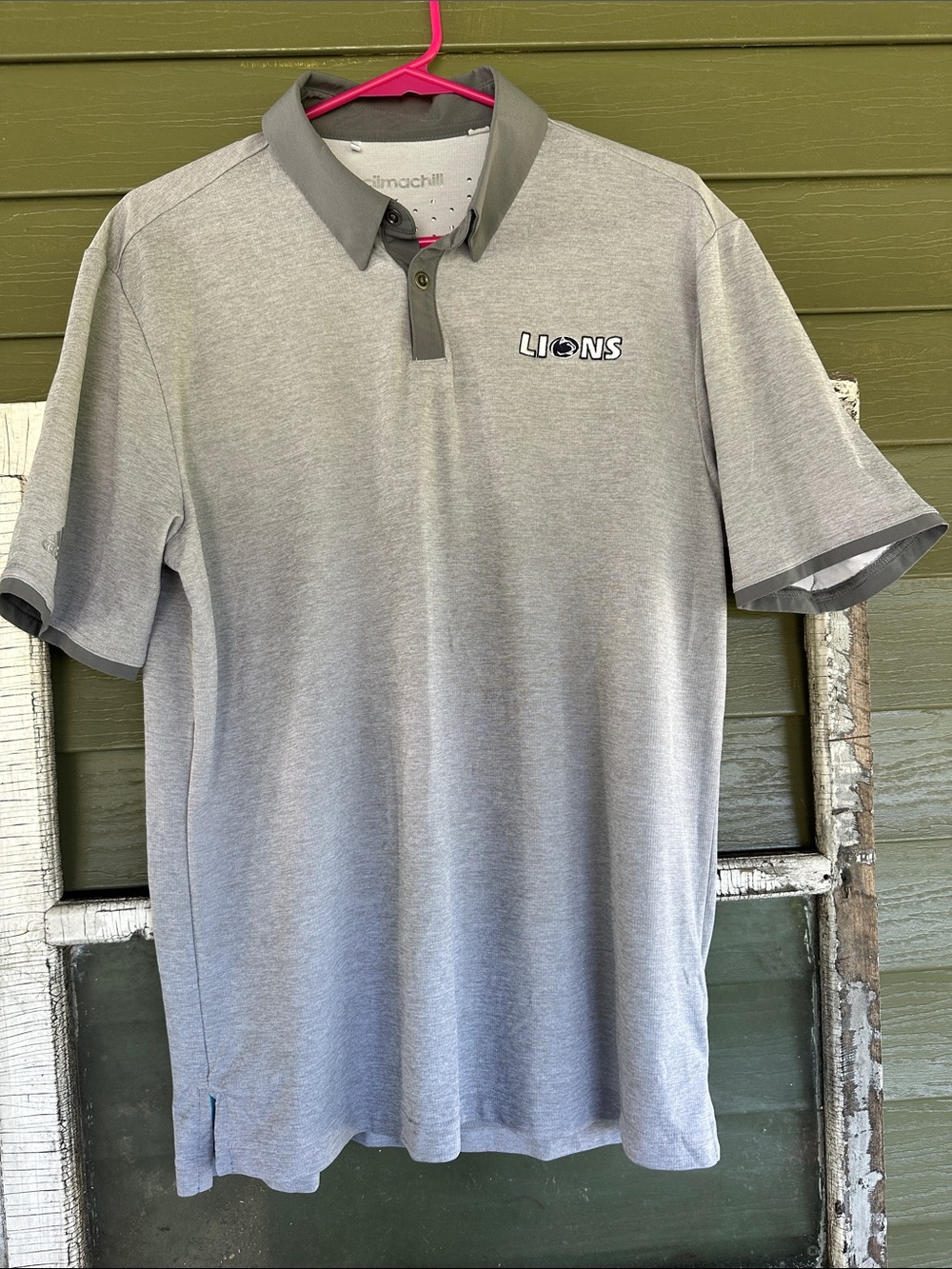 adidas Light Gray Penn State Nittany Lions Performance Polo